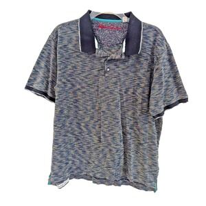 Robert Graham‎ Printed Performance Casual Short Sleeve Polo Large